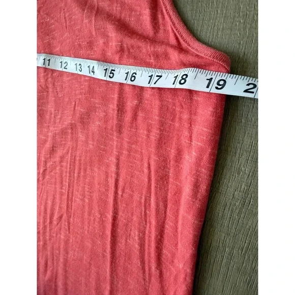 Anthropologie Saturday Sunday Coral Tank Midi Dress Racerback Casual Travel Sz M - Picture 8 of 10